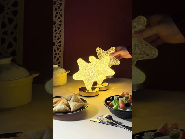فيديو ابجورة نجمة تعمل بالبطارية متعددة الإضاءات