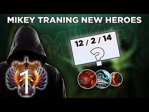 ✔️WB.Mikey Traning with New Heroes For DPC Divsion II - Can you guess the hero ? - WinterBear  مایکی