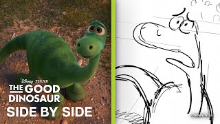 The Good Dinosaur Side by Side | "The Storm" Scene | Storyboards vs. Film