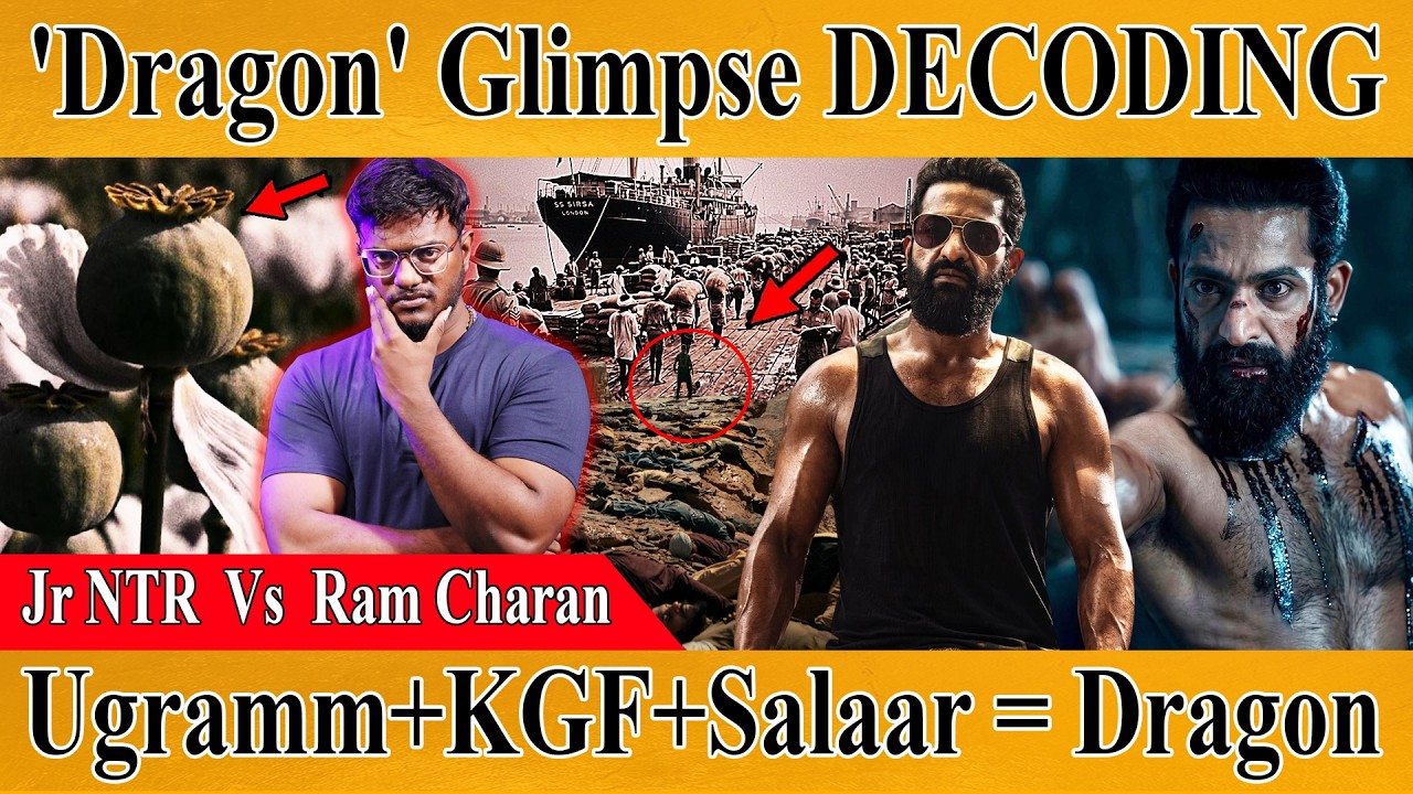 🔥'Dragon' Glimpse DECODING | Jr NTR Vs Ram Charan | Prashanth Neel | Ugramm + KGF + Salaar = Dragon