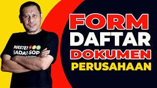 Cara Membuat Form Dokumen SOP Perusahaan
