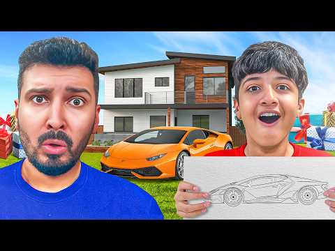 Whatever My Brother Draws, I’ll Buy It for Him!