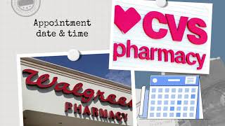 Book free covid PCR test at CVS or Walgreens Pharmacy for travel