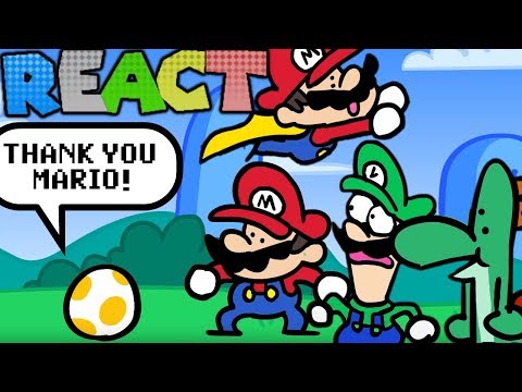 LUIGIKID REACTS TO: Something About Super Mario World ANIMATED (Loud Sound Warning) 🍄
