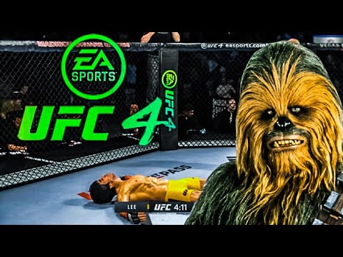 UFC4 | Bruce Lee vs. Chewbacca (EA Sports UFC 4)