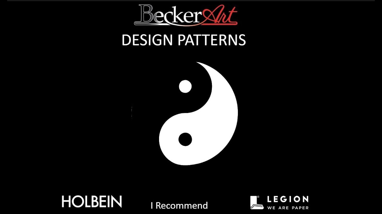 BeckerArt Patterned Design Elements using Notan
