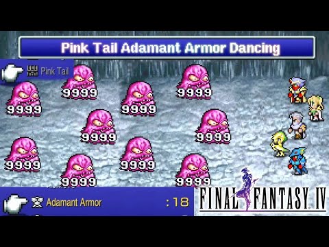 Pink Tail Farming | 18 ADAMANT ARMOR!!! | Flan Princess Location | Final Fantasy IV Pixel Remaster