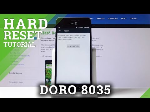 Hard Reset DORO 8035 – Factory Reset by Settings