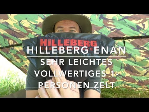 "Enan" by Hilleberg. The lightweight single-person tent for demanding hikers.