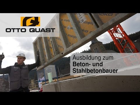 Ausbildung zum Beton- und Stahlbetonbauer (Baustelle) bei OTTO QUAST