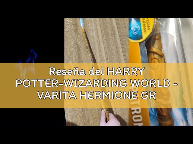 Vídeo relacionado con HARRY POTTER-WIZARDING WORLD - VARITA HERMIONE GRANGER CON LUZ - Varita Proyectora de Patronus de 33 cm - 6064165 - Juguetes Niños 6 Años +