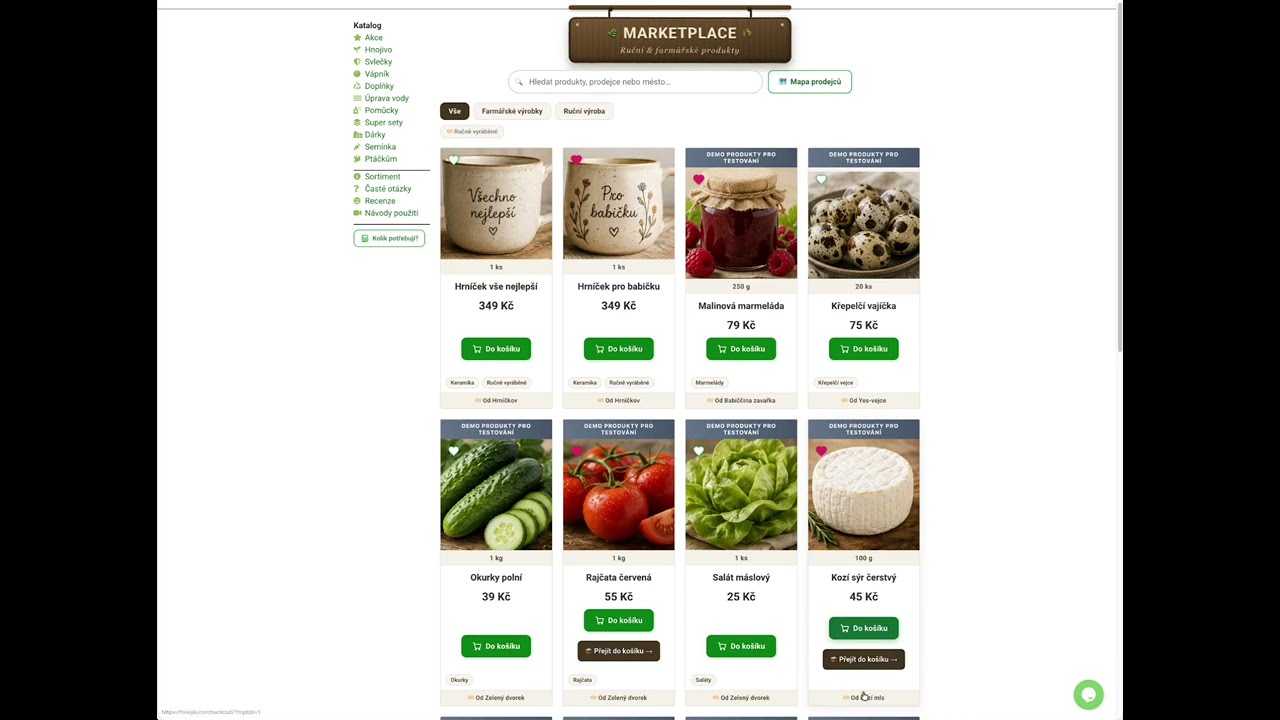 Video: Hnojík marketplace