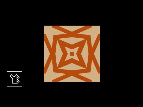 Diagonal Lines and Symmetry Animation for Black Loading Screen