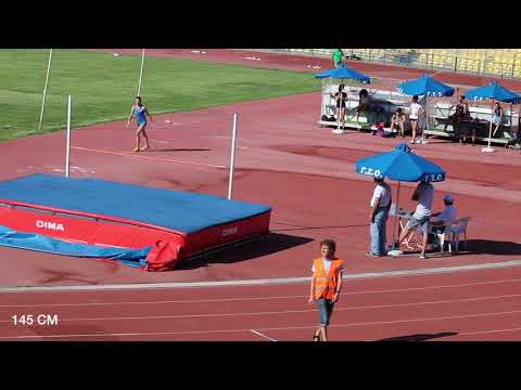 High Jump. Girls U16. Championship of Cyprus - 2018