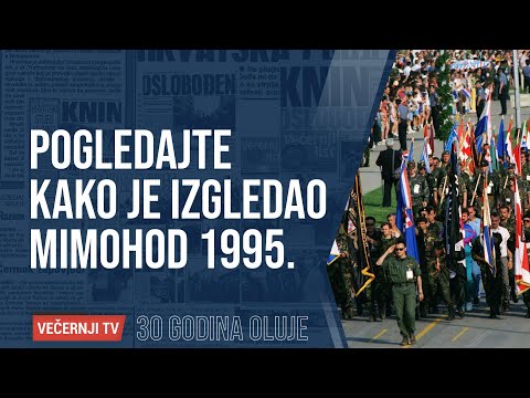 Ovako je izgledao veliki mimohod 1995.: Tuđman nosio bijelu uniformu, vozio se u otvorenom vozilu