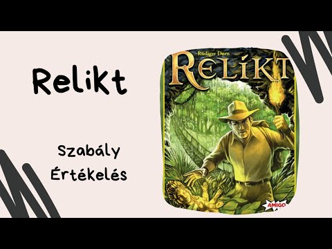A gonoszkodós kártyajáték: Relikt társasjáték játékbemutató és szabályismertető - Társasozz Okosan!