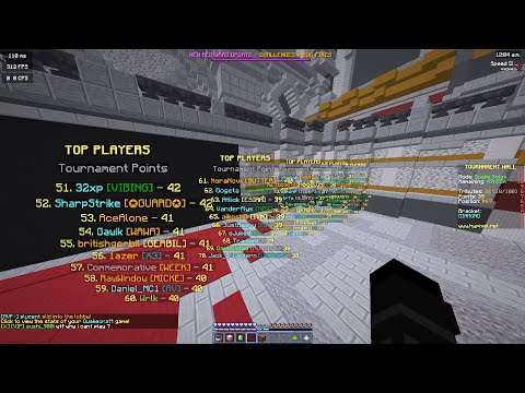 Quakecraft tournament MASTER experience (hypixel)