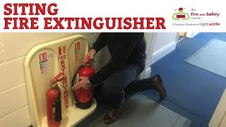 Guide to Siting and Installing Fire Extinguishers