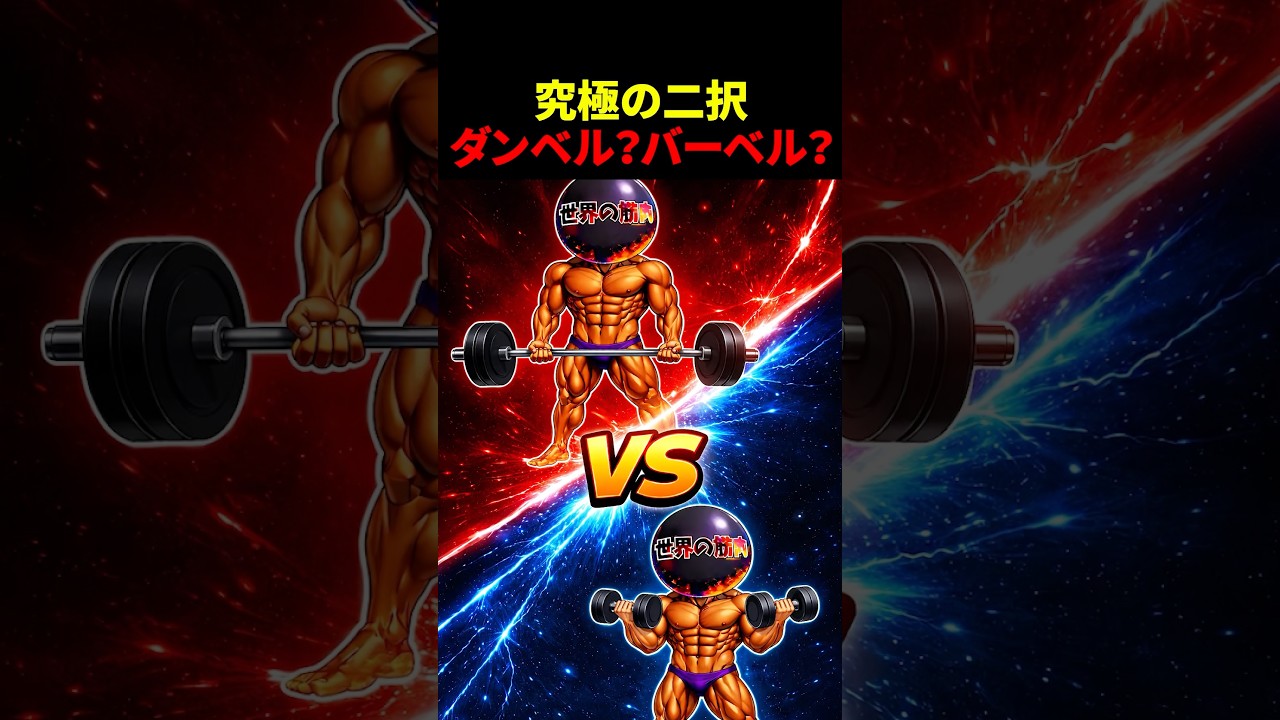 今後一生どちらかしか使えないとしたら？【世界の筋肉】