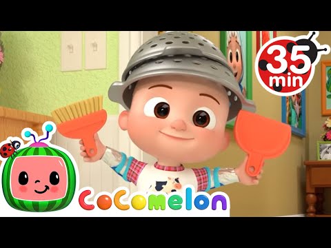 Clean Up Song (Home Edition) + More Nursery Rhymes & Kids Songs - CoComelon