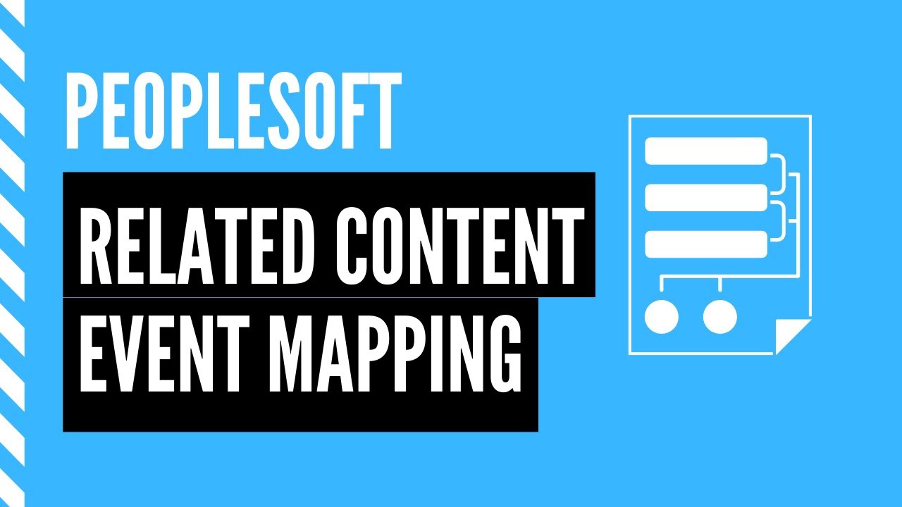 PeopleSoft Related Content Event Mapping