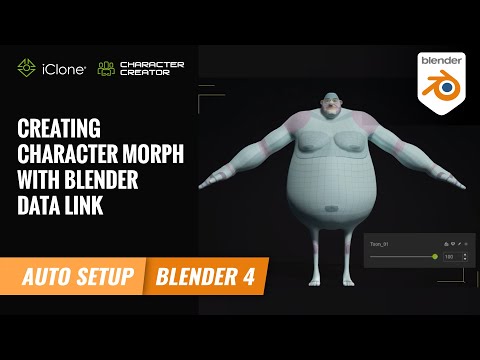 Creating Morphs with Blender Data Link | Character Creator 4 Tutorial