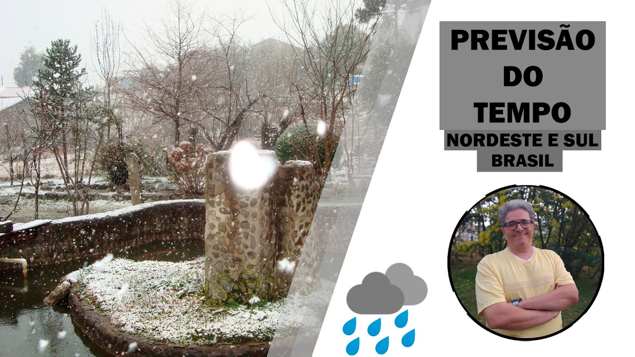 Brasil, Sul e Nordeste | Massa polar com ciclone trás neve e ventania (28/05/2025)