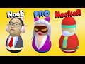 Wobble Man - NOOB vs PRO vs HACKER In WOBBLE MAN - Let's Play Wobble Man!!! - Imma NOOB...