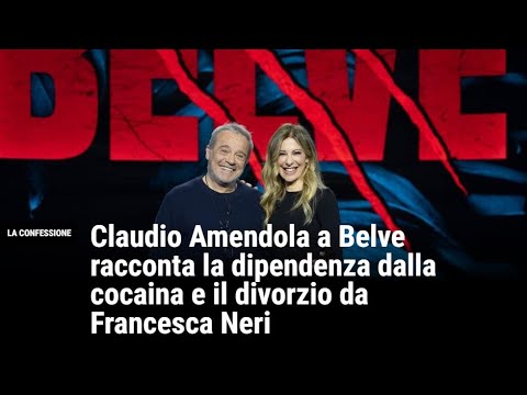 Claudio Amendola schock a Belve: ho fatto abuso di cocaina