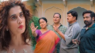 Taapsee & Vijay Sethupathi Telugu Movie Ultimate Interesting Scene |Mana Movies