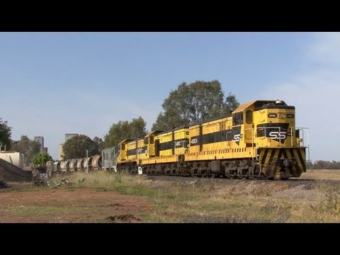 NSW Railways - SSR 49 class EMDs from Dubbo to Merrygoen: Australian Trains