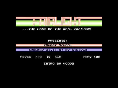 Fairlight Intro - Commodore 64 - C64 - Combat School - Cracktro (PAL)