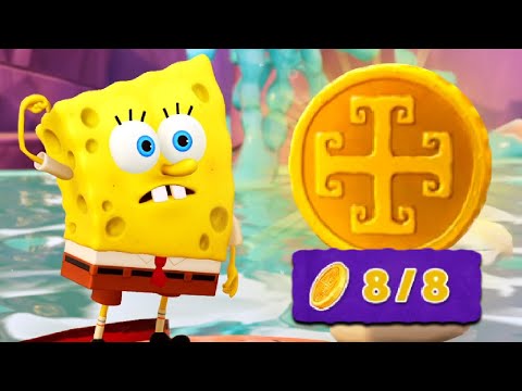 SpongeBob The Cosmic Shake - ALL 8 SIDE QUESTS for Gold Doubloons (Bikini Bottom)