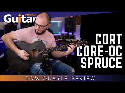 Озор электроакустической гитары Cort Core-OC Spruce