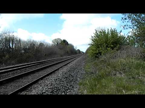 Virgin train at Flint Marsh 22 4 12