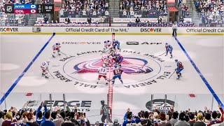 Colorado Avalanche vs New York Rangers 11/20/2025 NHL 26 Gameplay