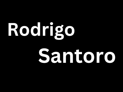 How to Pronounce "Rodrigo Santoro in English language? [How to say Rodrigo Santoro?]