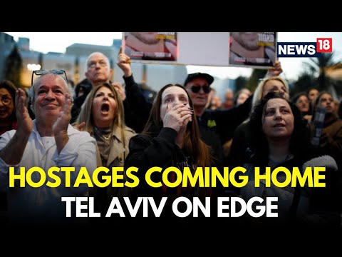 Tel Aviv Prepares for Hostage Return Live | Gaza Ceasefire Takes | Trump | Israel-Palestine-N18L