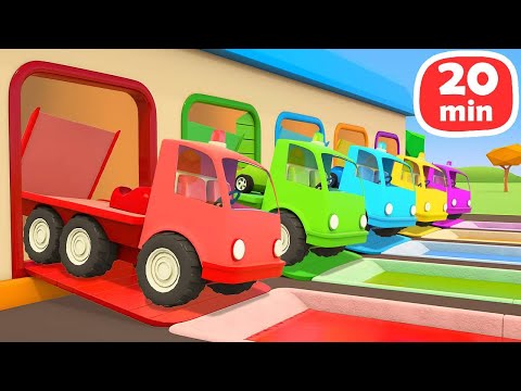 Helfer Autos Kompilation für Kinder. Die Rettungsfahrzeuge. Cartoon auf Deutsch