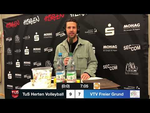 RE-TV streamt LIVE aus der Knappenhalle: TuS Herten Volleyball gegen VTV Freier Grund