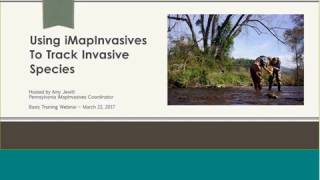 iMapInvasives Basic Training (March 22, 2017)