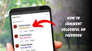 Facebook secret settings to make colourful comments