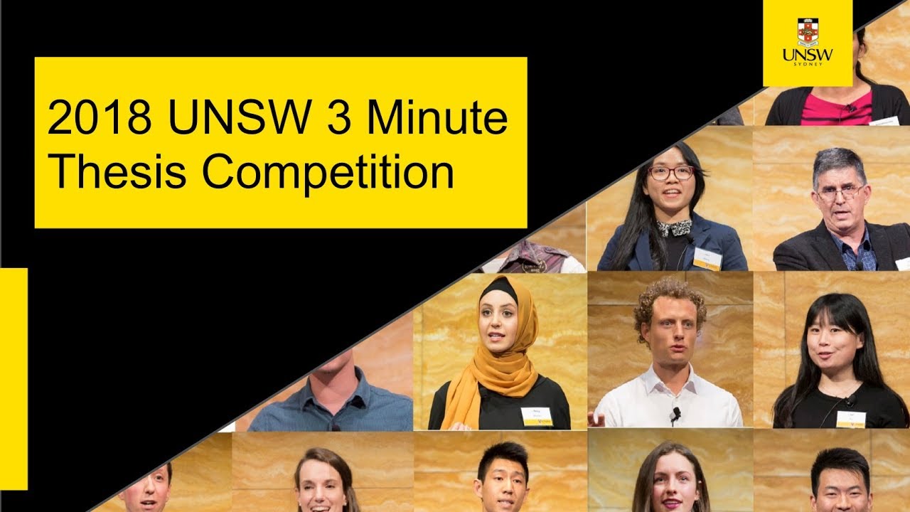 UNSW 3 Minute Thesis Final 2018