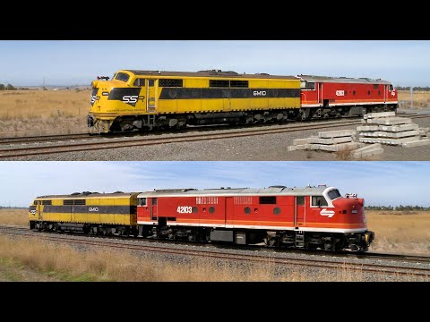 D774V SSR GM10 & Chumrail 42103 Running Light Engine (20/2/2022) - PoathTV Australian Trains