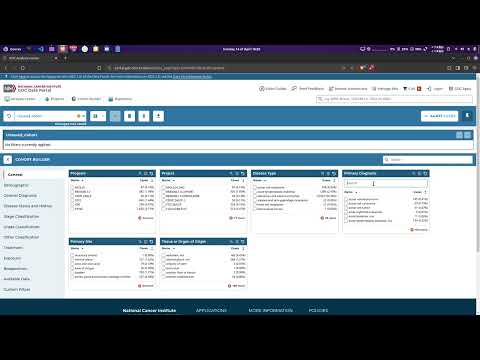 TCGA Tutorial (Cohort Builder)