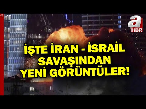 İsrail - İran Savaşından Yeni Görüntüler! | A Haber