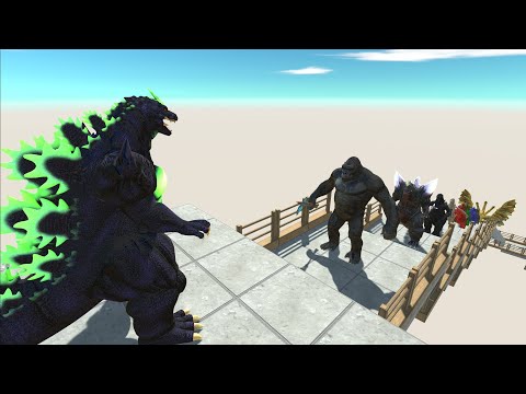 - NEW UNIT  SUPER GODZILLA DEATH RUN - Animal Revolt Battle Simulator