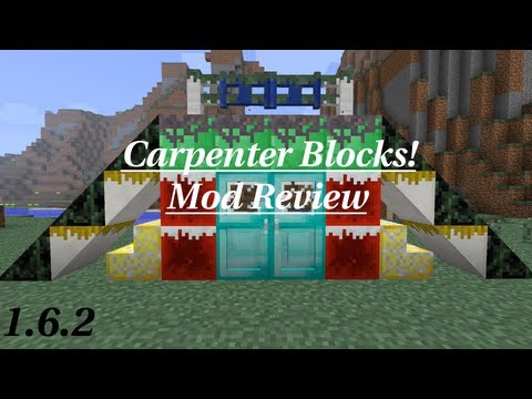 Minecraft: Carpenters Blocks Mod Review ( LET YOUR CREATIVE SIDE GROW! ) |1.6.2|