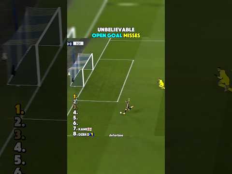 Unbelievable Open Goal Misses