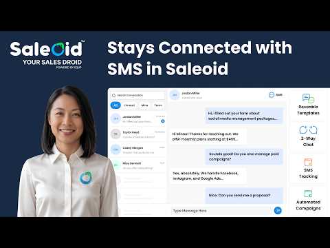 Stays Connected with SMS in Saleoid